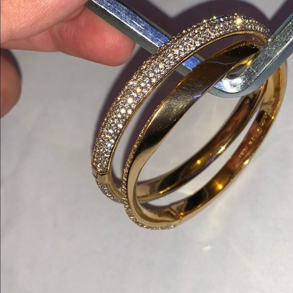 Kate Spade gold and diamond Bracelets